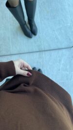 Polo Yaka Kahve Triko - Görsel 9