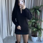 Polo Yaka Siyah Triko