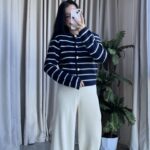 Pomel Sakallı Lacivert Hırka