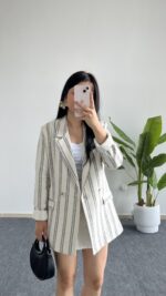 Premium Kalite Keten Blazer Ceket - Görsel 2