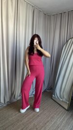 Rosa Pembe Basic Takım - Görsel 5