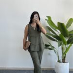 Sare Pamuk İkili Takım - Haki