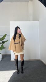 Solera Buklet Kemerli Panço - Camel