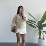 Soole Nakışlı Hırka - Krem