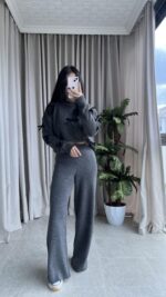 Triko Antrasit Pantolon - Görsel 4