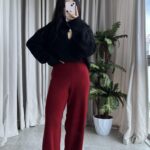 Triko Bordo Pantolon