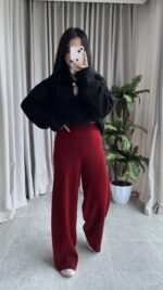 Triko Bordo Pantolon - Görsel 4