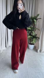 Triko Bordo Pantolon - Görsel 10