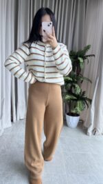 Triko Camel Pantolon - Görsel 7