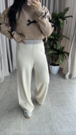 Triko Ekru Pantolon - Görsel 7