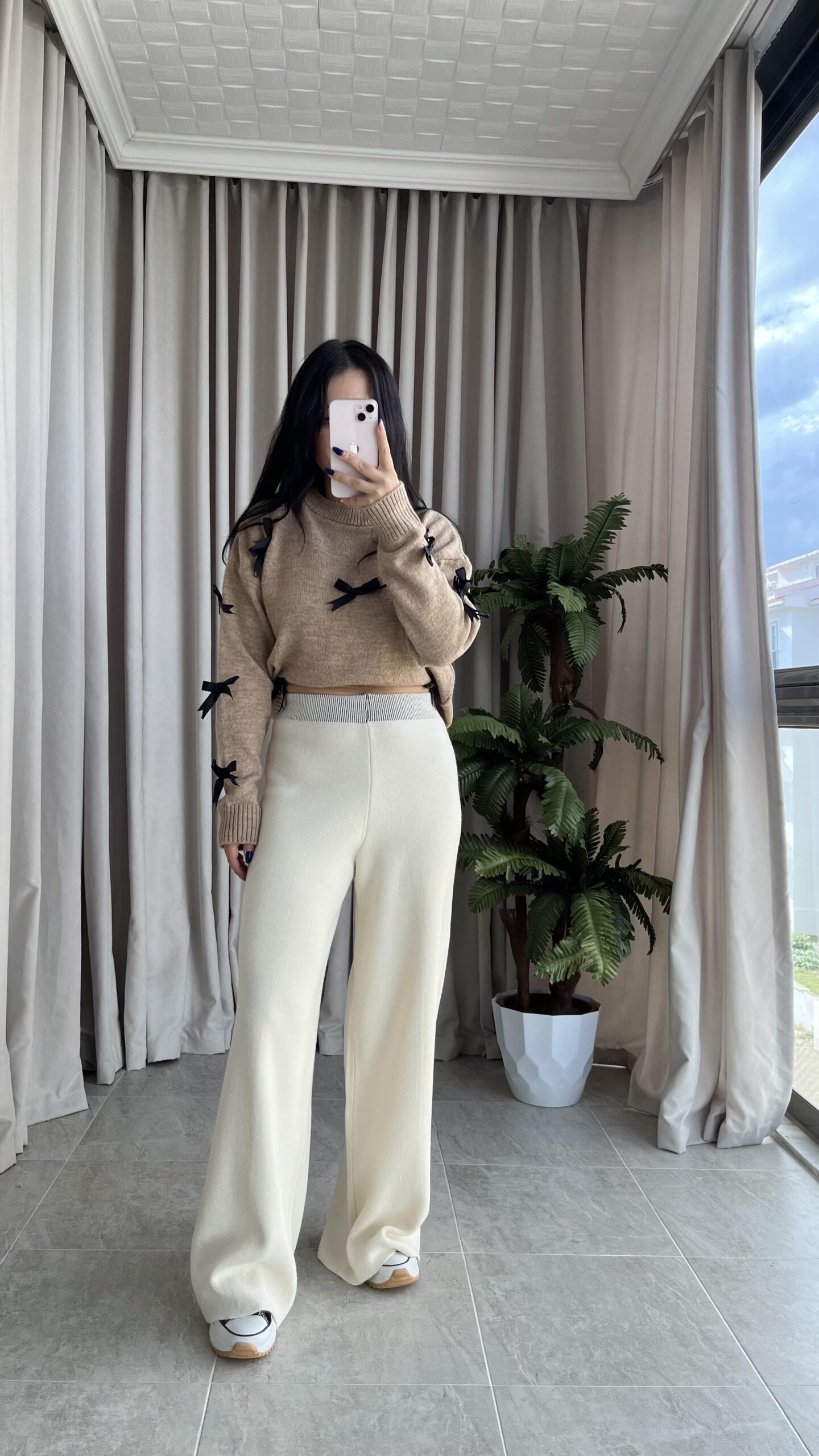 triko-ekru-pantolon-201-8d5551.jpeg Triko Ekru Pantolon - Görsel 1