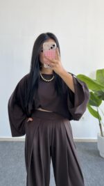 Viona Modal İkili Takım - Kahve - Görsel 2