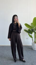 Viona Modal İkili Takım - Kahve