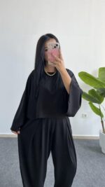 Viona Modal İkili Takım - Siyah - Görsel 5