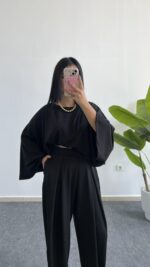 Viona Modal İkili Takım - Siyah - Görsel 2