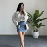 Zr Marka Kemerli Kot Etek